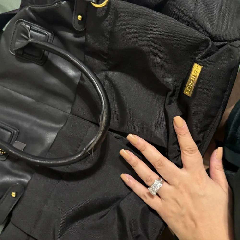 Skip hop diaper bag used but plenty of life left